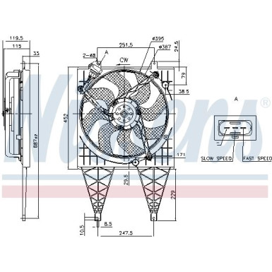 Kühlerlüfter PKW VW Polo IV (9N) 01 85797 Kühlerlüfter PKW VW Polo IV (9N) 01 85797