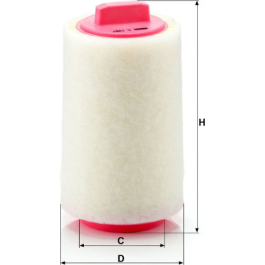 Mann & Hummel Luftfilter PKW Mini One II C 1287