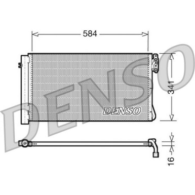 DENSO Klimaanlagenkühler DCN05012