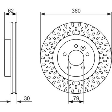 Bremsscheibe VA 0 986 479 578 Bremsscheibe VA 0 986 479 578