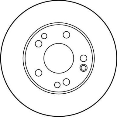 Bremsscheibe Db P. W201 2.3 DF2814