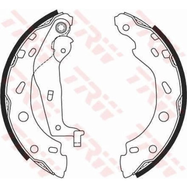15 461 002 Bremsbacken GS8685 15 461 002 Bremsbacken GS8685