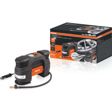 Osram TYREinflate 830 Reifenpumpe für große Fahrzeuge mit Kabel 2 Jahre Garantie OSRAM TYREinflate 830 OTI830