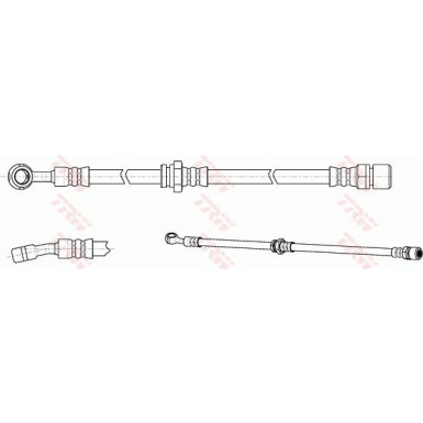 Bremsschlauch CHEVROLET NUBIRA Stufenheck 2.0 D 05 PHD1017