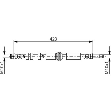 Bremsschlauch AUDI A6 1987481601