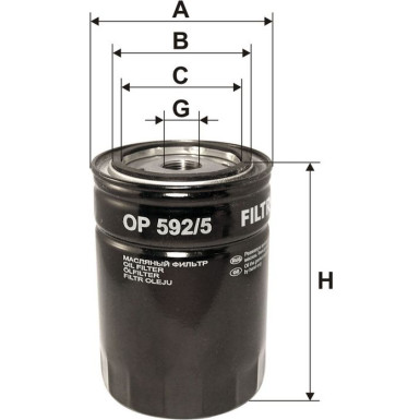 FILTRON Ölfilter OP 592/5 FILTRON Ölfilter OP 592/5