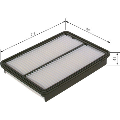 Luftfilter F 026 400 547 Luftfilter F 026 400 547