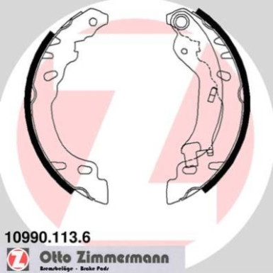 ZIMMERMANN Bremsbacken 10990.113.6 ZIMMERMANN Bremsbacken 10990.113.6