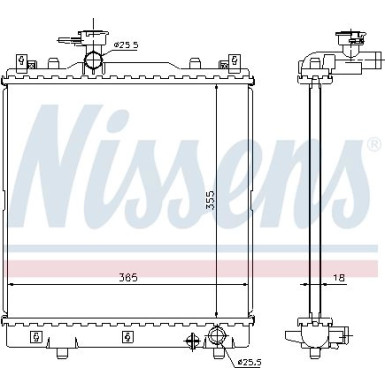 Wasserkühler PKW 64204