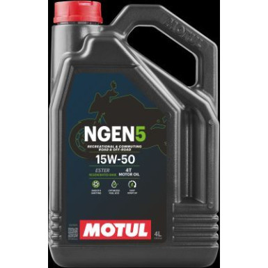 Motul NGEN5 4T 15W-50 4 Liter NGEN 5 15W-50 4T 111834