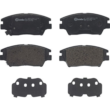 BREMBO Bremsklötze VA P 77 001 BREMBO Bremsklötze VA P 77 001