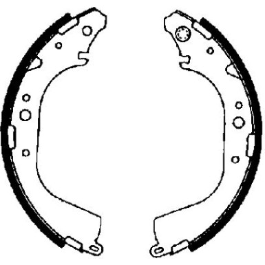 Bremsbacken Toyota Hi-Lux/4 Runner/Land Cruiser 91041500
