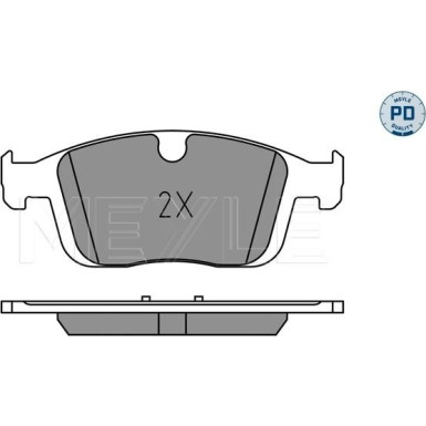 Bremsbelagsatz, Scheibenbremse MEYLE-PD: Advanced performance and design 025 223 8619/PD