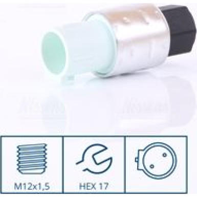 NISSENS Druckschalter, Klimaanlage 301001 NISSENS Druckschalter, Klimaanlage 301001
