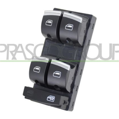 SCHALTER FENSTERHEBER L V 4xFH 10PIN CHR AUDI A3 6,10-7,12/Q7 10,05-3,15 1316,215,1