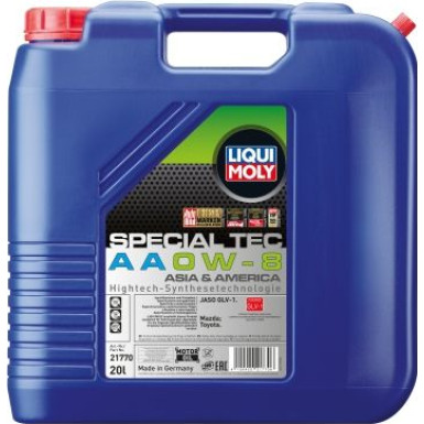 Liqui Moly Special Tec AA 0W-8 20 l 21770 Liqui Moly Special Tec AA 0W-8 20 l 21770