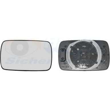 VAN WEZEL Spiegelglas, Außenspiegel 0620831 HAGUS VAN WEZEL Spiegelglas, Außenspiegel 0620831 HAGUS