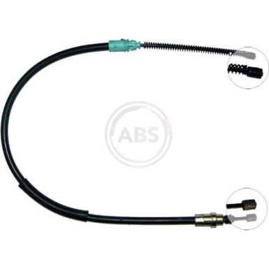 A.B.S. Handbremsseil Seilzug Festellbremse K16748 A.B.S. Handbremsseil Seilzug Festellbremse K16748