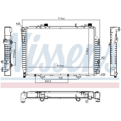 Wasserkühler PKW 62618 Wasserkühler PKW 62618