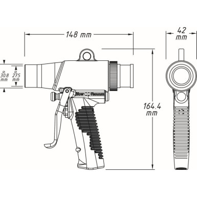 HAZET Bürsten-/Düsen-Set, Saug-/Blaspistole 9043N-10 HAZET Bürsten-/Düsen-Set, Saug-/Blaspistole 9043N-10