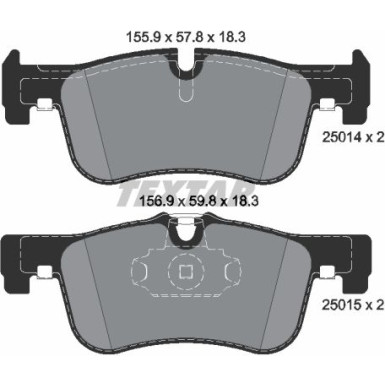 Bremsbelagsatz Bmw P. F20/F21 114-118 10 Q+ 2501401 Bremsbelagsatz Bmw P. F20/F21 114-118 10 Q+ 2501401