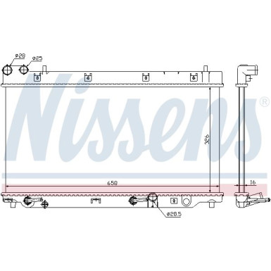 Wasserkühler PKW 68098