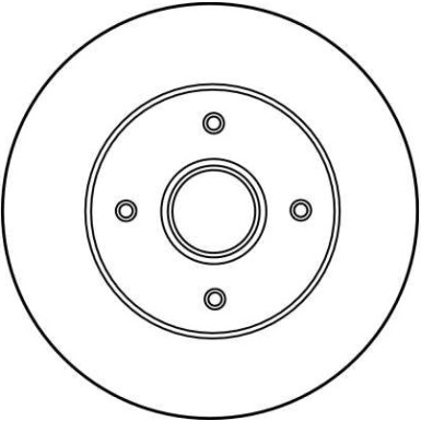 Bremsscheibe Renault T. 19/Clio/Megane 88 DF2706 Bremsscheibe Renault T. 19/Clio/Megane 88 DF2706