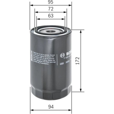 Ölfilter Diverse F 026 407 081 Ölfilter Diverse F 026 407 081