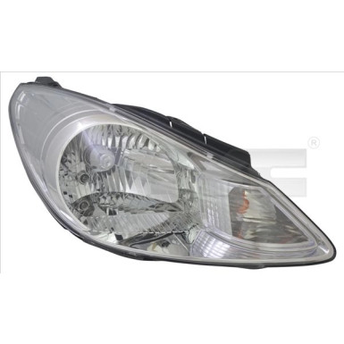 Scheinwerfer R H4 +LWR +MOT CHROM HYUNDAI I10 10,07-3,11 3140,513,1