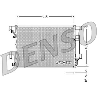 DENSO Klimaanlagenkühler DCN21001