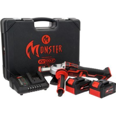 KS TOOLS Set bürstenloser Akku-Winkelschleifer eMONSTER, 4-teilig 515.6200 KS TOOLS Set bürstenloser Akku-Winkelschleifer eMONSTER, 4-teilig 515.6200