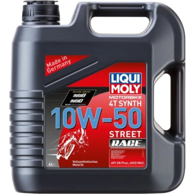Liqui Moly Motorbike 4T Synth 10W-50 Street Race 4 l 1686 Liqui Moly Motorbike 4T Synth 10W-50 Street Race 4 l 1686