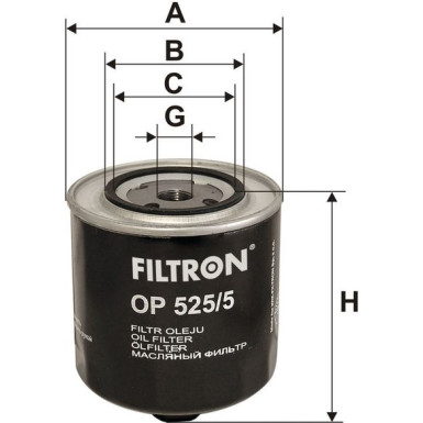 FILTRON Ölfilter OP 525/5