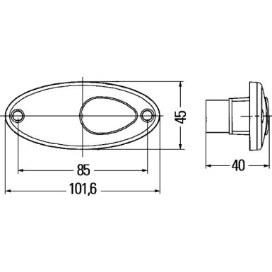 HELLA Seitenlicht 2PS964295-001