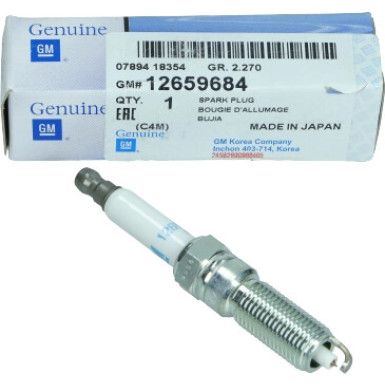 Zündkerze Opel Karl, Astra K 1.4 16V (B14Xe) Original 12659684