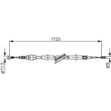 Handbremsseil 1987477686 Handbremsseil 1987477686