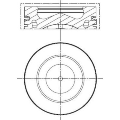 MAHLE Kolben 028 PI 00121 000 MAHLE Kolben 028 PI 00121 000