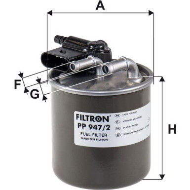 FILTRON Kraftstofffilter PP947/2 FILTRON Kraftstofffilter PP947/2