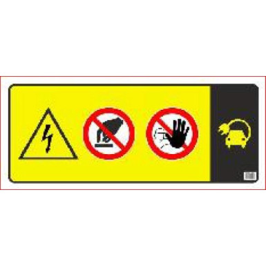 Warntafel für Absperrkette 30 cm 31366 Warntafel für Absperrkette 30 cm 31366