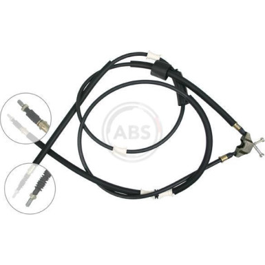 A.B.S. Handbremsseil Seilzug Festellbremse K17135 A.B.S. Handbremsseil Seilzug Festellbremse K17135