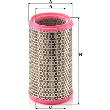 Mann & Hummel Luftfilter PKW FIAT,LANCIA C 1589/3