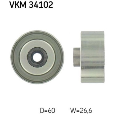 Umlenkrolle Multi-V VKM 34102