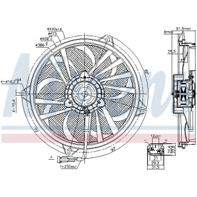 Kühlerlüfter PKW Citroen Berlingo 02 85674 Kühlerlüfter PKW Citroen Berlingo 02 85674