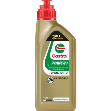 Castrol Power 1 4T 20W-50 1L Castrol POWER1 4T 20W-50 15F578