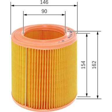Luftfilter 1457433652 Luftfilter 1457433652