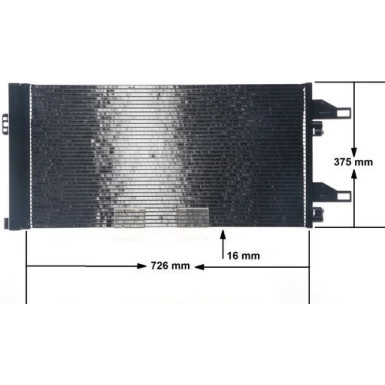 Kondensator, Klimaanlage AC 363 000S Kondensator, Klimaanlage AC 363 000S