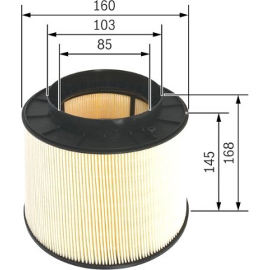 Luftfilter AUDI F 026 400 394
