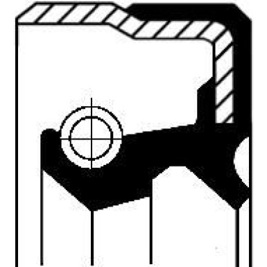 Wellendichtring, Differential 01026325B