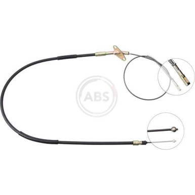 A.B.S. Handbremsseil Seilzug Festellbremse K11328 A.B.S. Handbremsseil Seilzug Festellbremse K11328