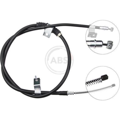 A.B.S. Handbremsseil Seilzug Festellbremse K17297 A.B.S. Handbremsseil Seilzug Festellbremse K17297